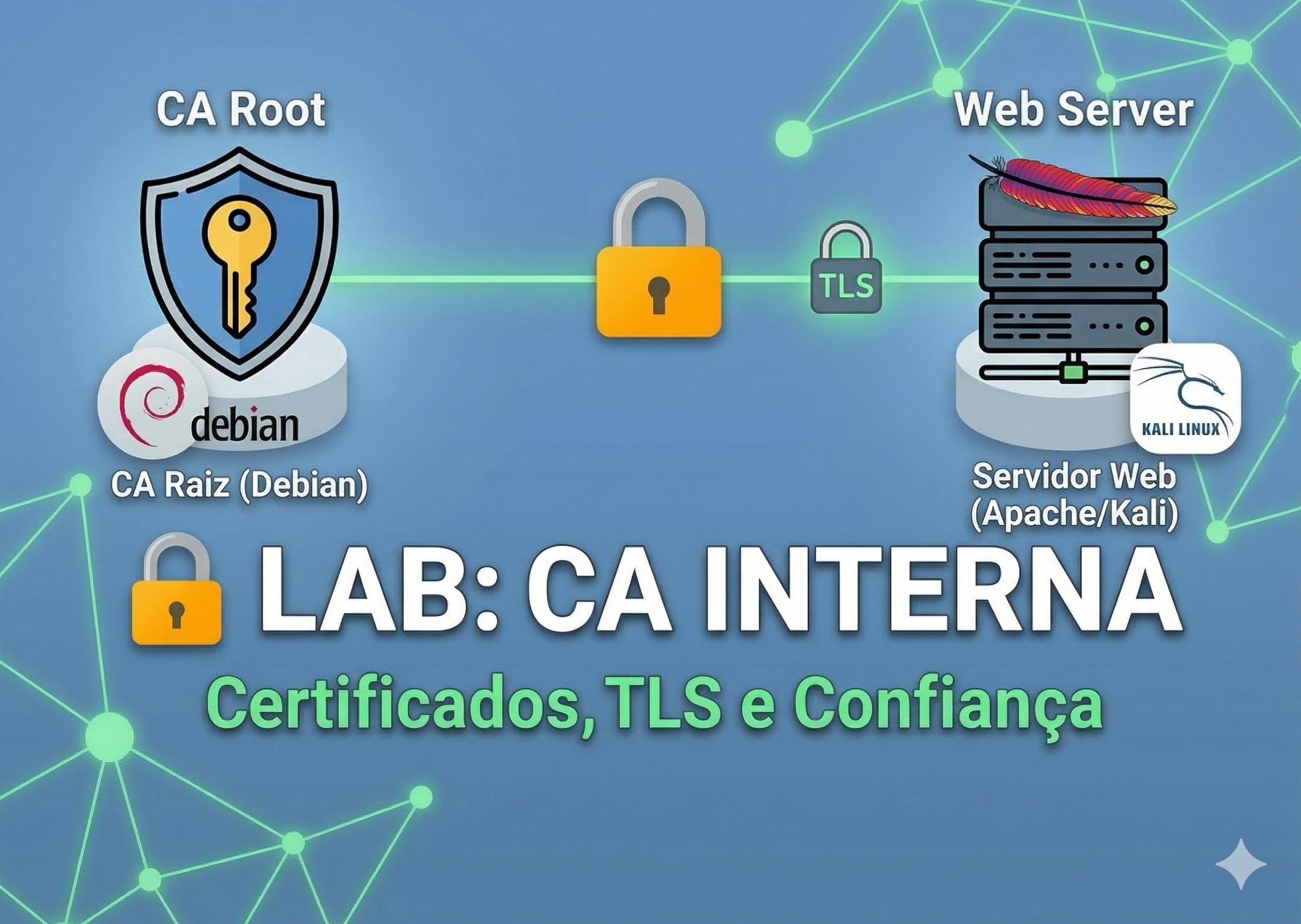 🔐 Certificados Digitais na Prática — CA Interna + Apache2 com TLS